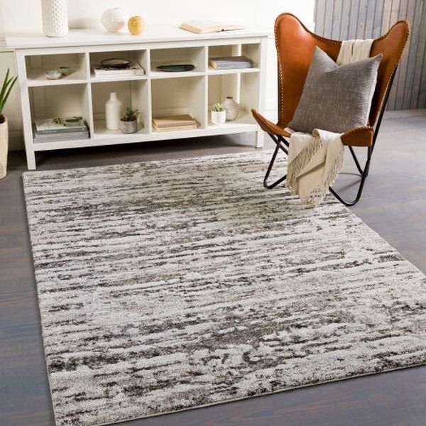 Surya Venice Black/Gray 5'x7' Area Rug-4
