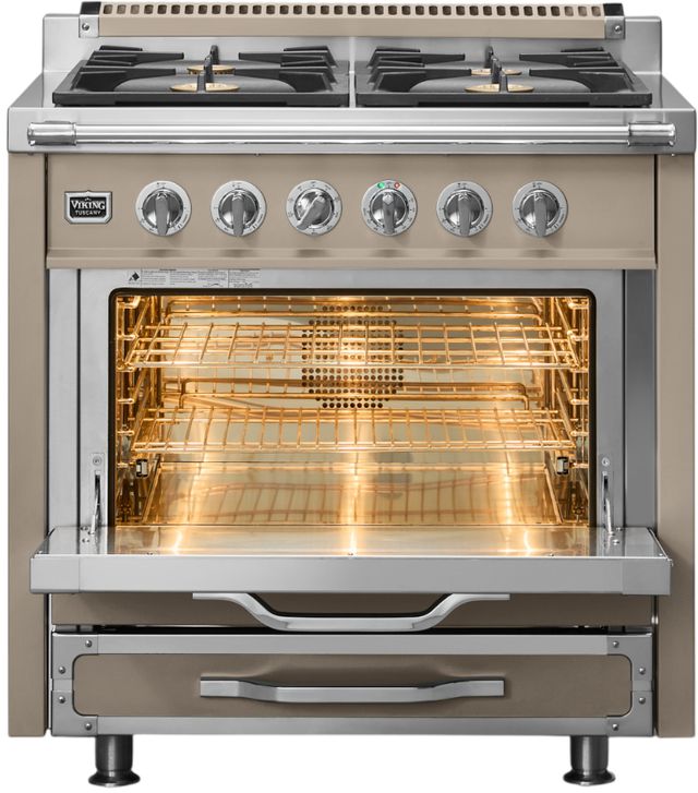 Viking® Tuscany 36" Nantucket Pro Style Dual Fuel Range-1