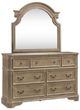Liberty Furniture Magnolia Manor 3-Piece Taupe Mist/Weathered Bisque Queen Bedroom Set-3