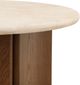 Dovetail Furniture Oja Brown/Cream Coffee Table-3