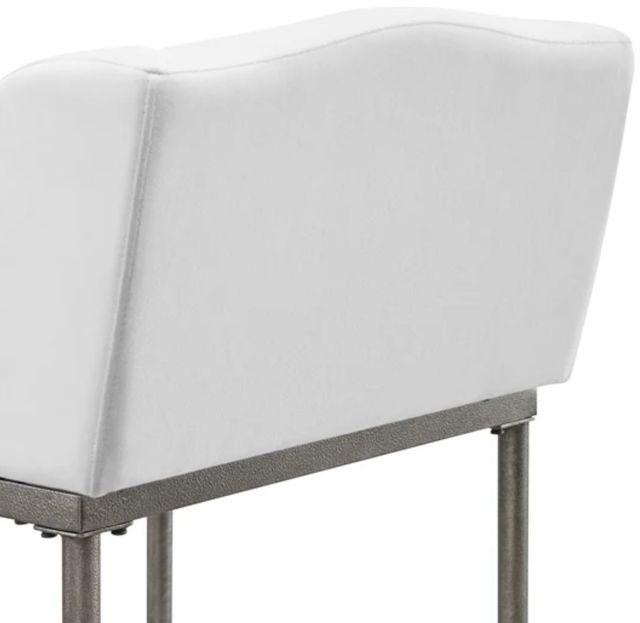 HH2 Home Dillon Silver/White Counter Stool-3