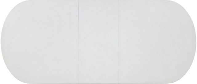 Bernards Citrus Heights 5-Piece White Trestle Dining Table Set with Sand Base-3