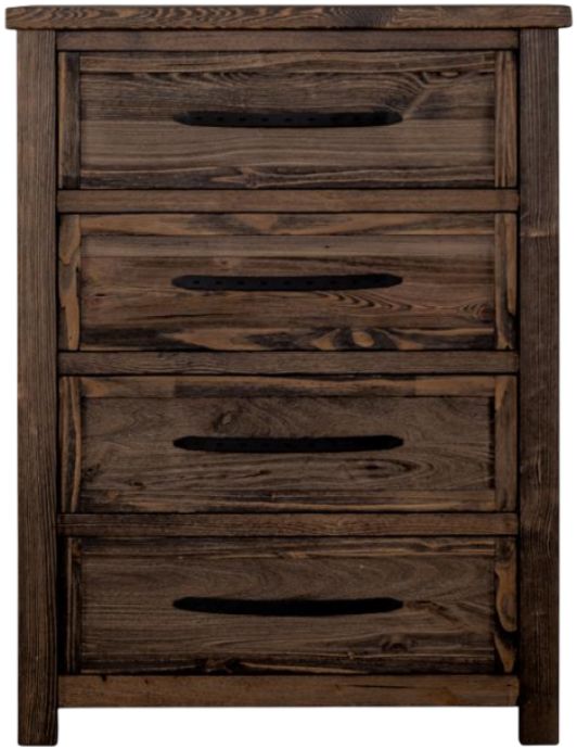 International Furniture Direct Dutton Brown Chest-1