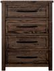 International Furniture Direct Dutton Brown Chest-1