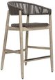 Uttermost® Dermott Cerused Wheat Wooden Outdoor Counter Stool-0