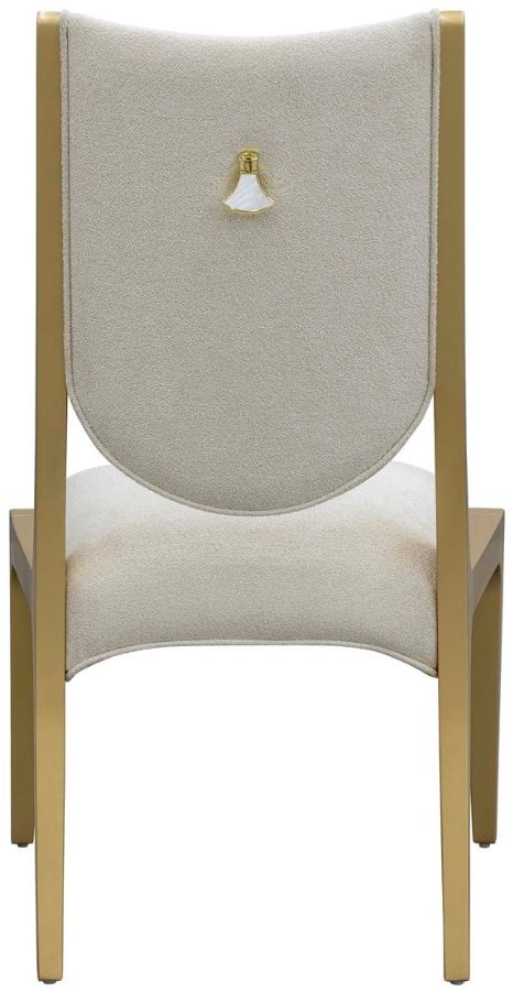 Michael Amini® Scotts Square Light Champagne Dining Side Chair-4