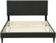 Bernards Chana Black King Upholstered Panel Bed-2