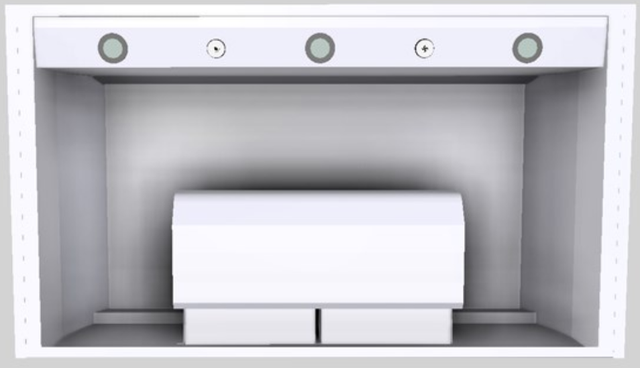 Vent-A-Hood® Designer Series 42" White Wall Mounted Range Hood-3