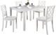 Furniture of America® Yamhill 5-Piece White Dining Table Set-0