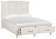 Magnussen Home® Willowbrook Egg Shell White Queen Storage Panel Bed-4