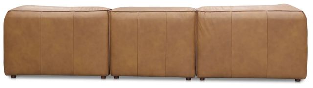 Moe's Home Collection Form Signature 4-Piece Sonoran Tan L-Shaped Modular Leather Sectional-3