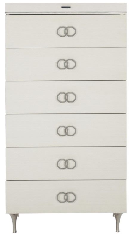 Bernhardt Silhouette Eggshell Tall Drawer Chest-2