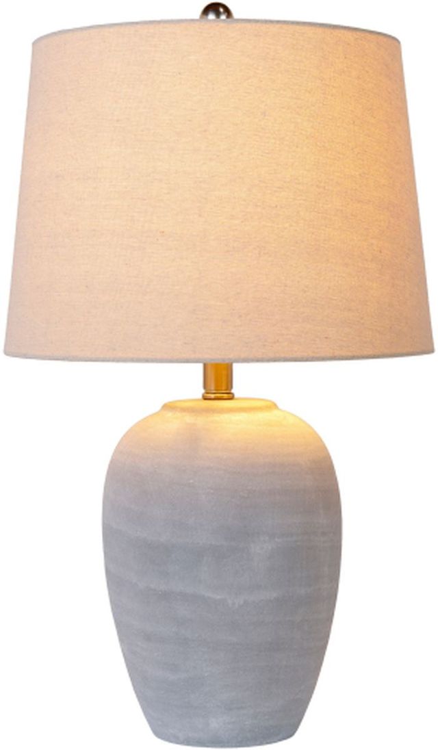 Surya Matera Gray Antiqued/Beige Lamp-1