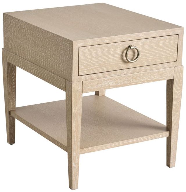 Lexington Home Sunday Morning Dartmouth Sandstone Drawer End Table-0