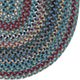 Capel Rugs Yorktowne Blue 24" x 36" Oval Throw Rug-1