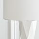 Visual Comfort Fernwood Gloss White Medium Table Lamp-2