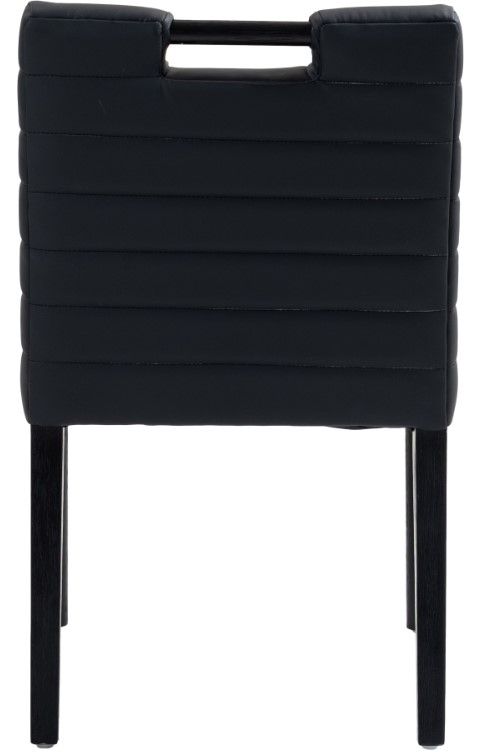 Meridian Furniture Aimee Black Vegan Leather Dining Side Chair-3
