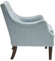 Olliix by Madison Park Dusty Blue Qwen Button Tufted Accent Chair-1