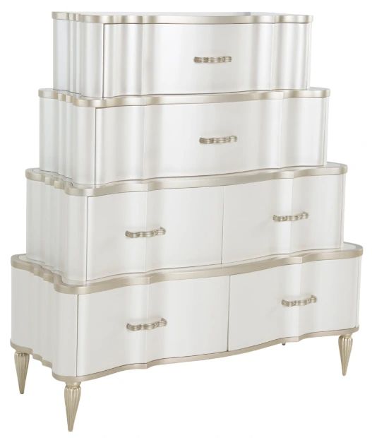 Michael Amini® London Place Creamy Pearl Tiered Chest-0