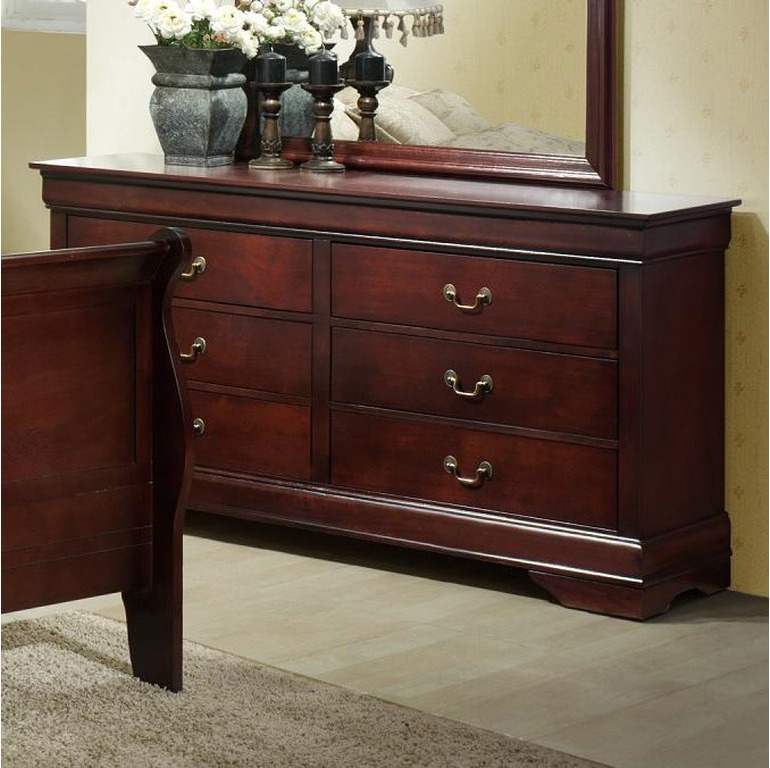 Lifestyle Louis Phillipe Rich Cherry Dresser