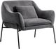 Armen Living Karen Grey Accent Chair-0