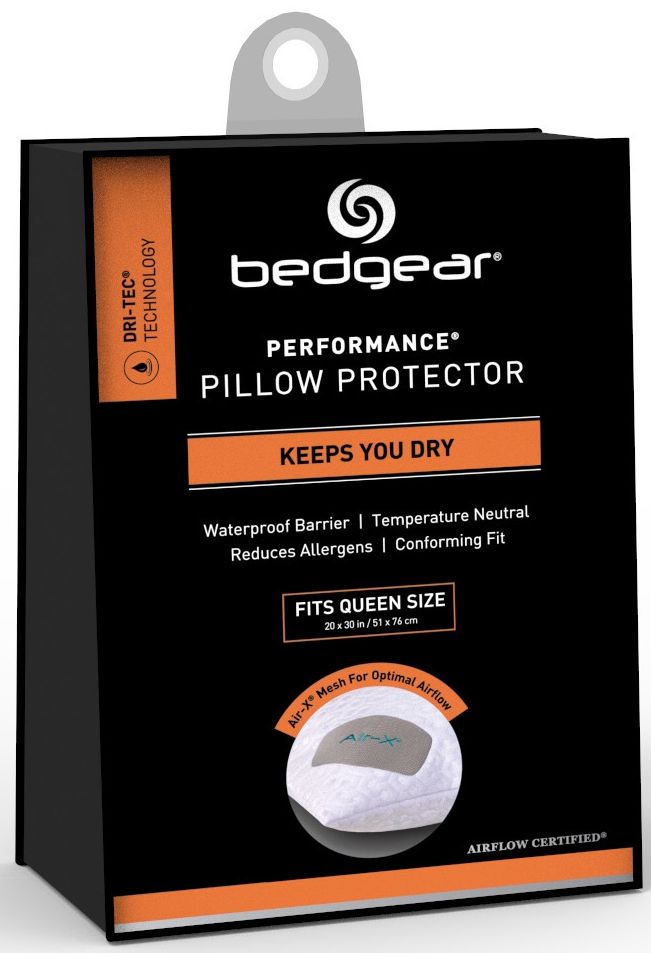 BEDGEAR Dri Tec Performance Queen Pillow Protector with Air X