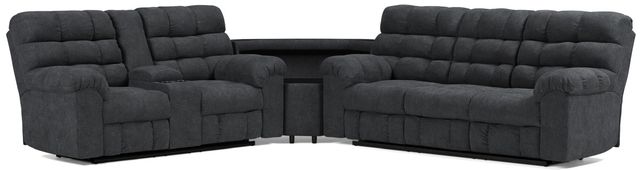 Signature Design by Ashley® Wilhurst 3-Piece Marine Reclining Sectional with Console-0