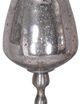 A & B Home Keavy Silver Candle Holder-1