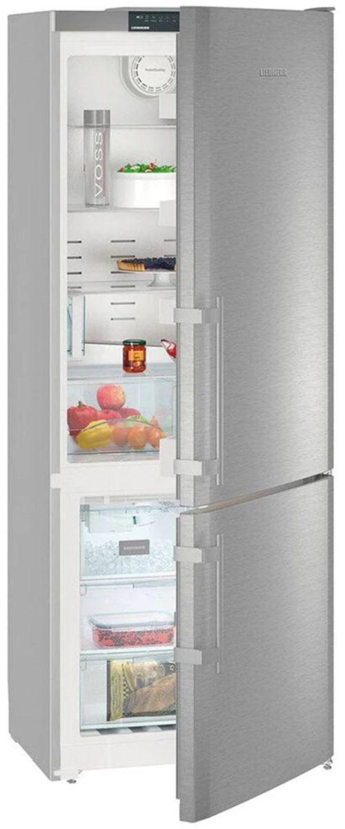 Liebherr 30 in. 16.8 Cu. Ft. SmartSteel Counter Depth Bottom Freezer Refrigerator-3