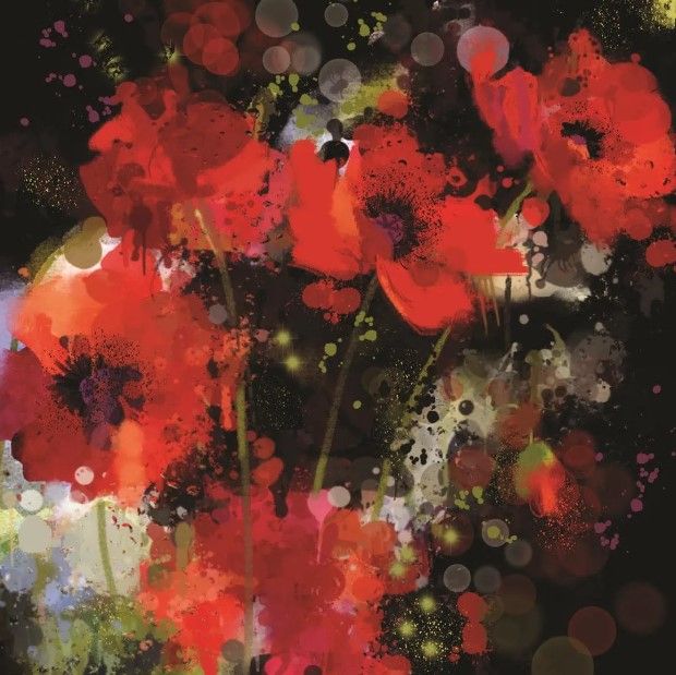 Classy Art Poppies by A.V. Art Wall Art-0