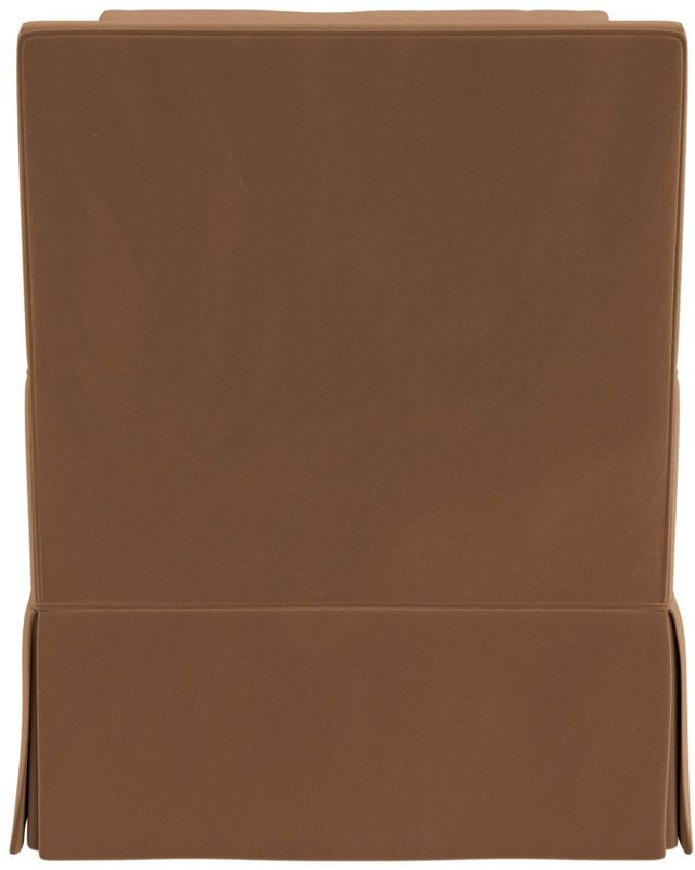 Universal Explore Home™ Jocelyn Rush Toffee Swivel Glider Chair-3