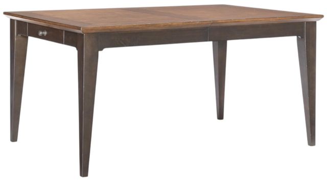 Legacy Classic Fenmore Distressed Cherry Dining Table with Dark Mocha Base-0
