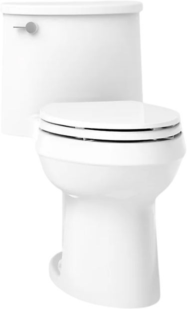 KOHLER® Adair® White 1-Piece Elongated Toilet, 1.28 Gpf-0