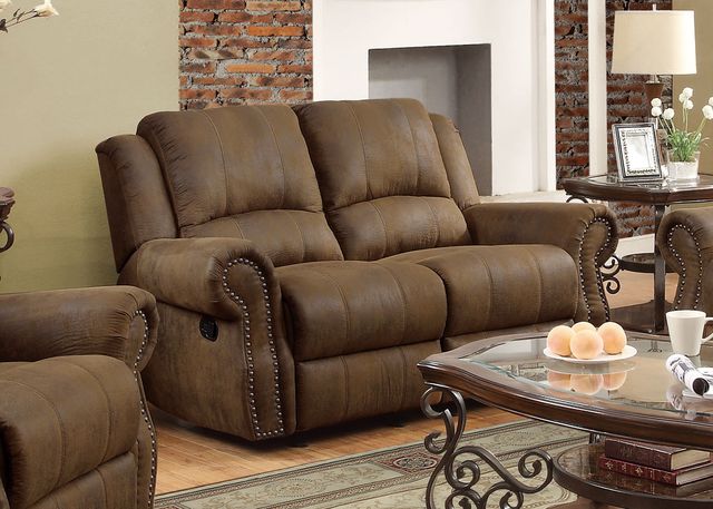Coaster® Sir Rawlinson 2-Piece Buckskin Brown Reclining Living Room Set-3