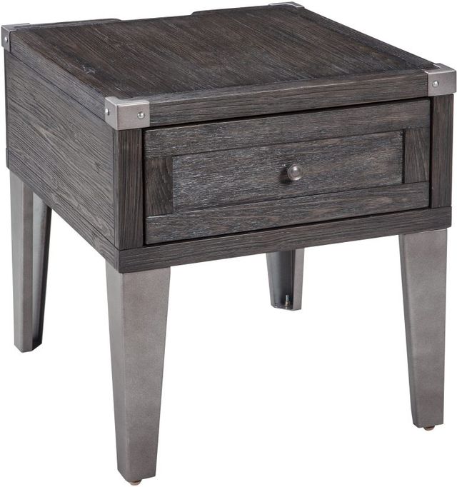 Signature Design by Ashley® Todoe Dark Gray End Table-0