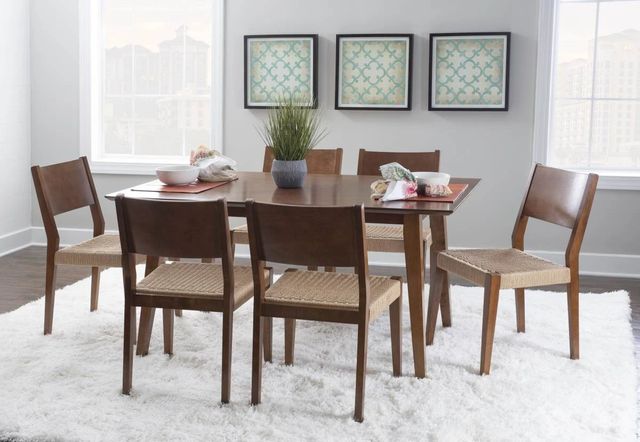 Powell® Cosgrove 7-Piece Brown/Natural Dining Set-1