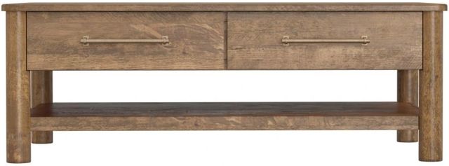 International Furniture Direct Olimpia Natural Cocktail Table-3