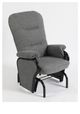 Crinar Light Gray Auto-lock Glider Chair-0