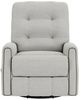 Flexsteel® Devon Silver Glacier Swivel Gliding Recliner-1