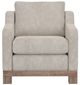 International Furniture Direct Samba Ivory/Sand Drift Accent Chair-1
