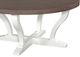 John Thomas Furniture® LaCasa Gray/White Round Coffee Table-1