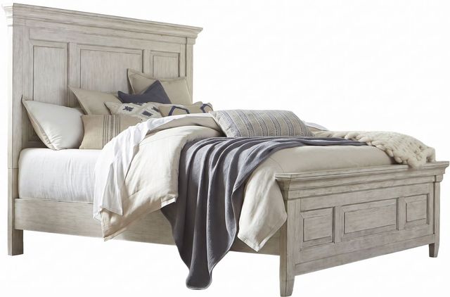 Liberty Furniture Heartland 4-Piece Antique White Queen Panel Bedroom Set with Chest-1