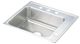 Elkay Lustertone® Classic Lustrous Satin Stainless Steel 25" x 22" x 6" 4-Hole Single Bowl Drop-in Classroom ADA Sink-0