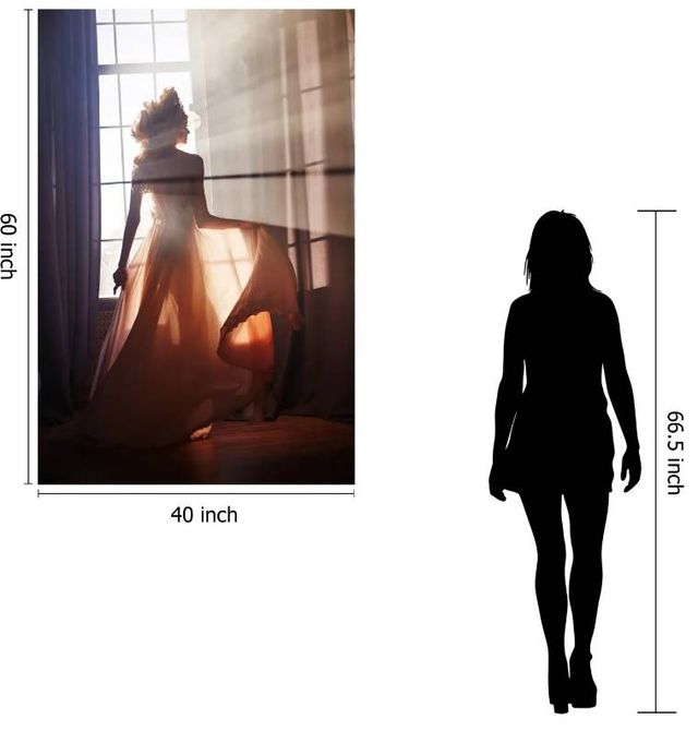 Classy Art Rays of a Woman Wall Art-2