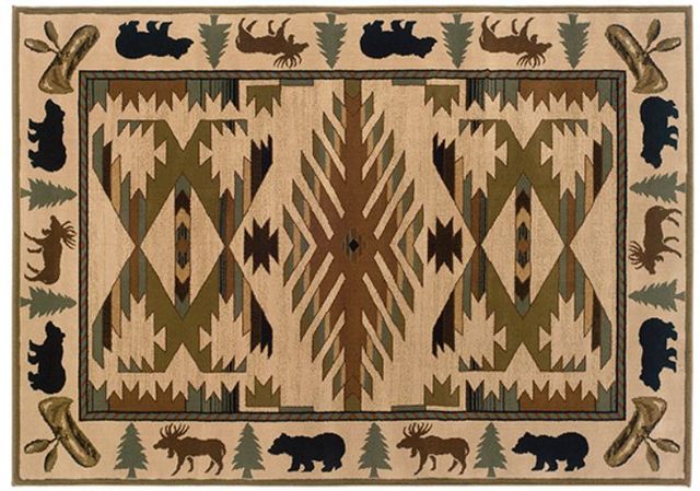 Oriental Weavers™ Hudson 5'x8' Style 2 Area Rug-0