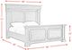 Elements International Kings Court Black King Bed-2