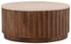 Dovetail Furniture Milburn Natural Coffee Table with Medium Brown Base-0