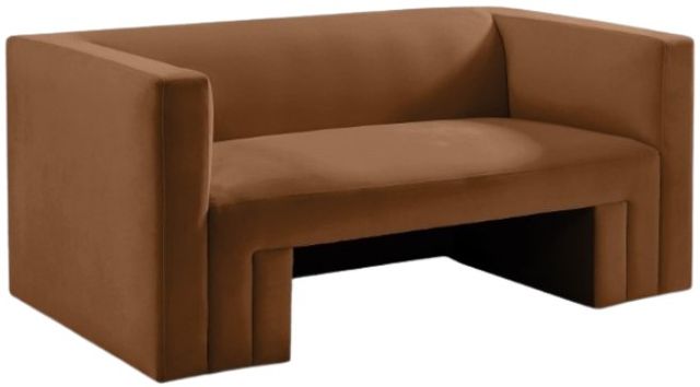 Meridian Furniture Henson Saddle Velvet Loveseat-0