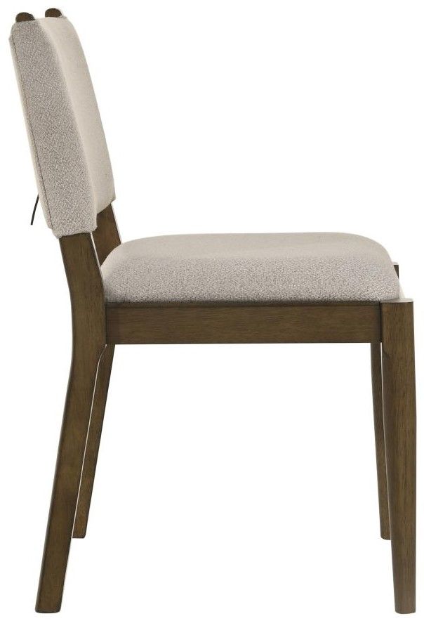Coaster® Ottowa Brown/Light Tan Upholstered Dining Side Chair-4