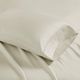 Olliix by Madison Park Ivory 2 Pack of King 1500 Thread Count Cotton Rich Pillow Case-0